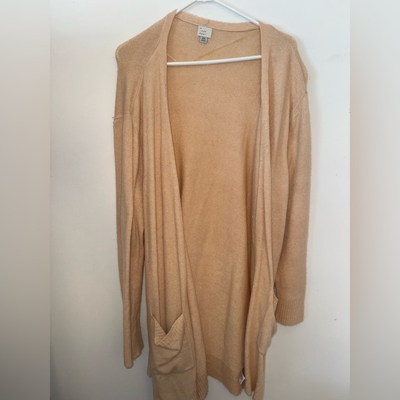 a new day Women's Beige Open Front Cardigan - Picture 1 of 3
